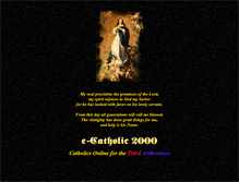 Tablet Screenshot of ecatholic2000.com